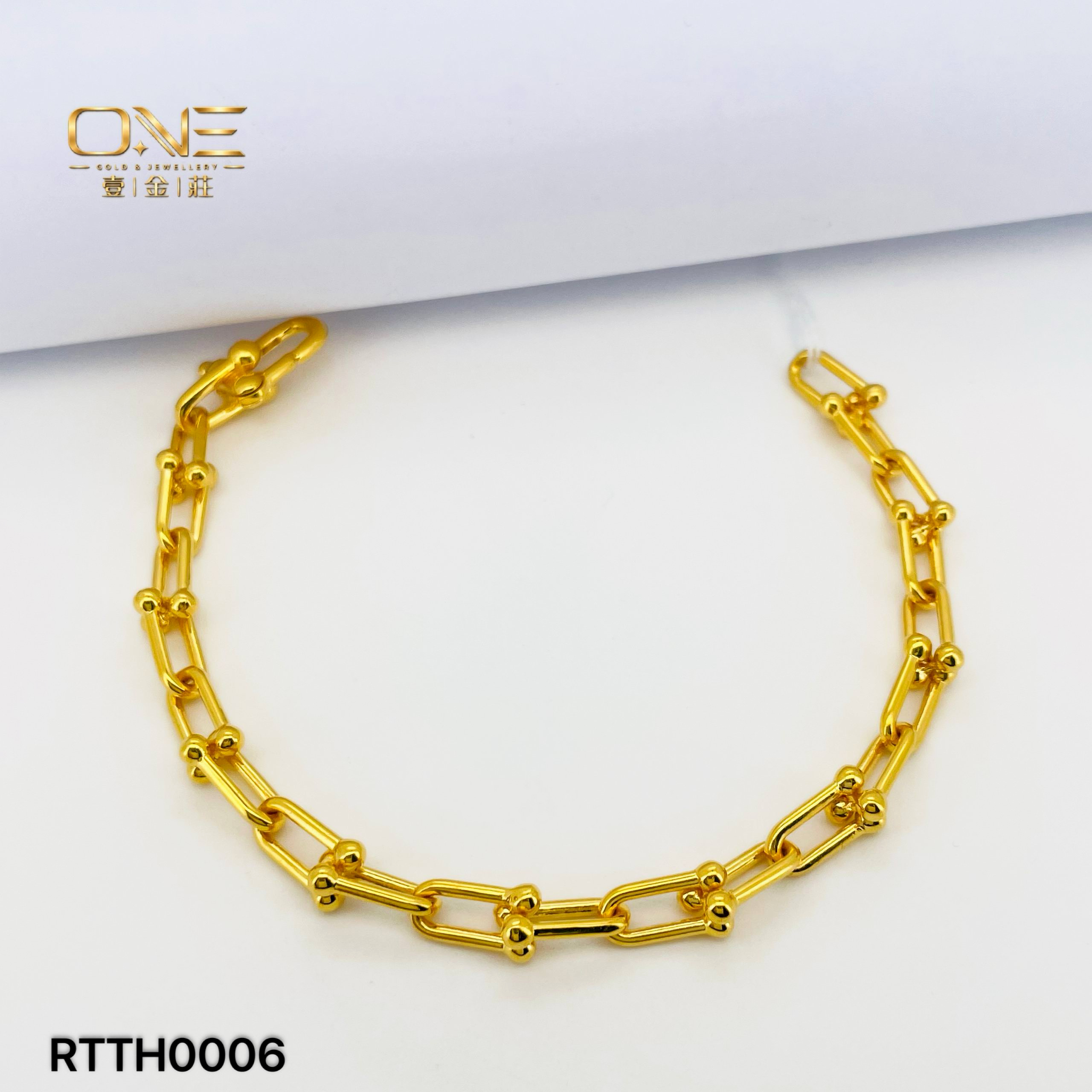 RT TIFFANY HARDWARE PADU 实心马蹄手链 thumbnail 3