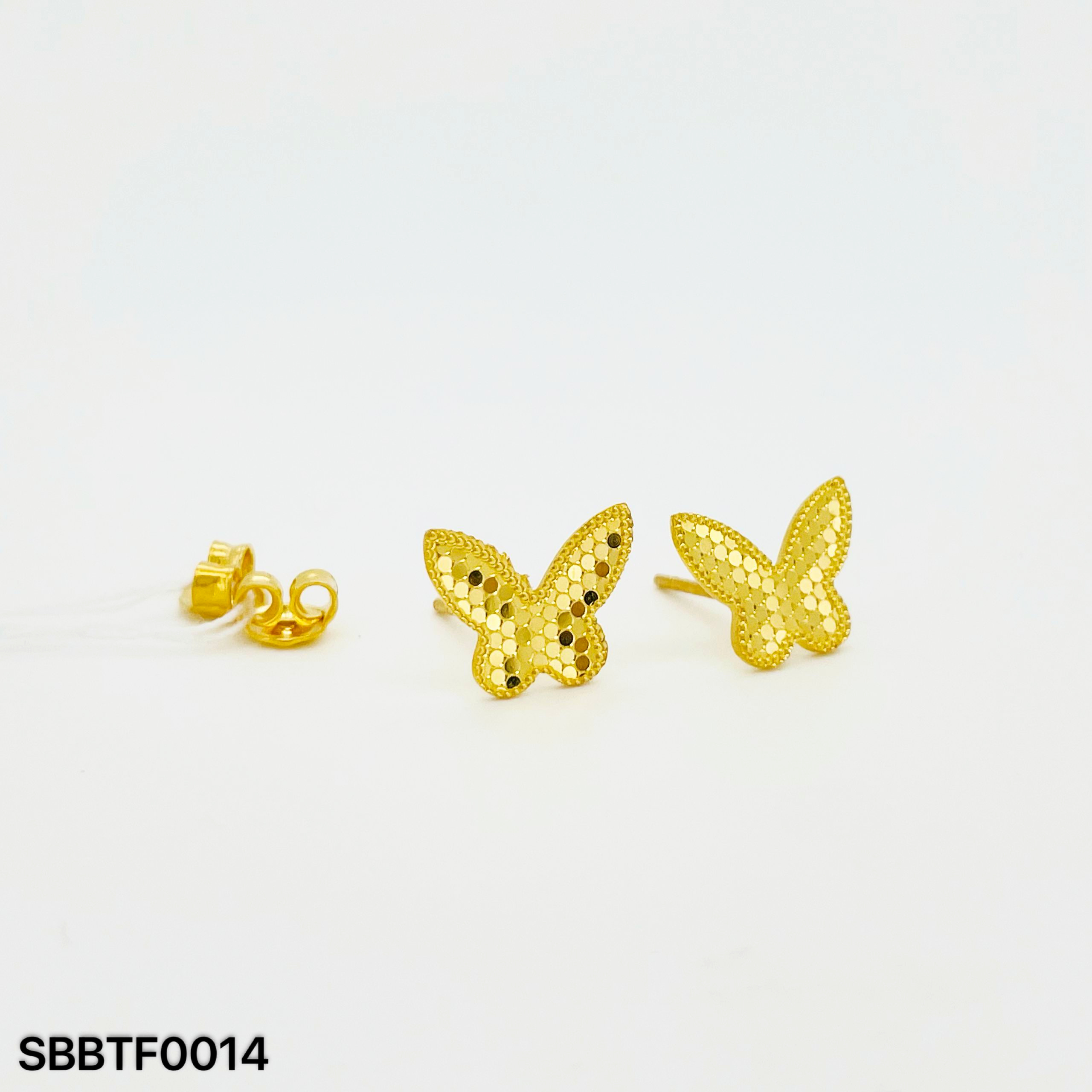 SB BUTTERFLY 蜂巢蝴蝶耳环