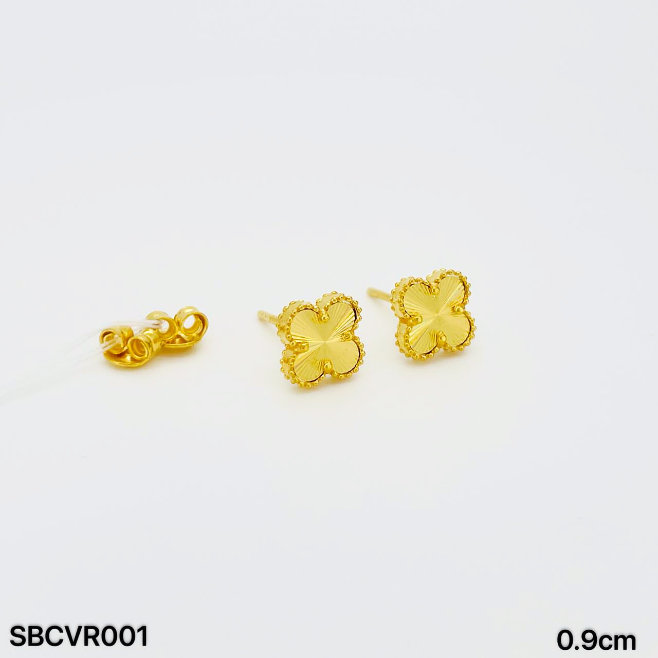 SB CLOVER RAINBOW 七彩四叶草耳环
