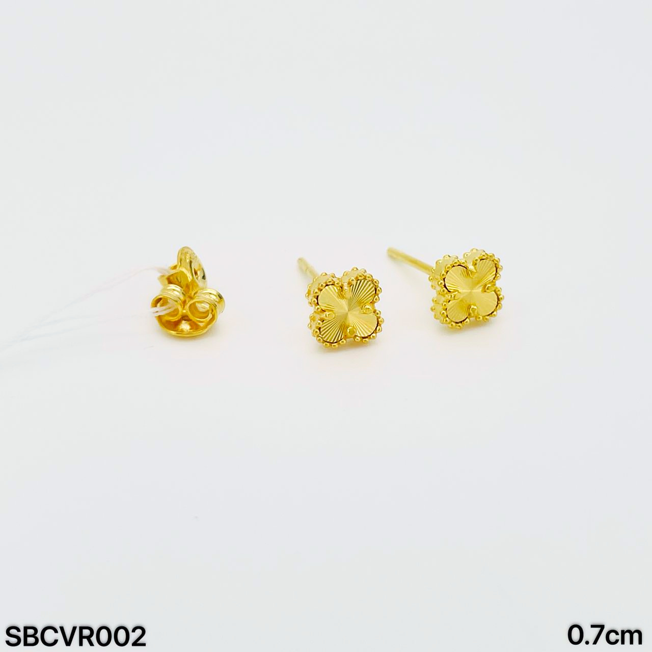 SB CLOVER RAINBOW 七彩四叶草耳环