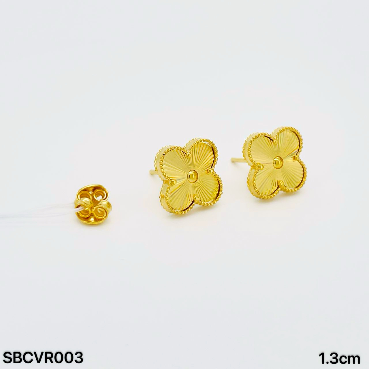 SB CLOVER RAINBOW 七彩四叶草耳环