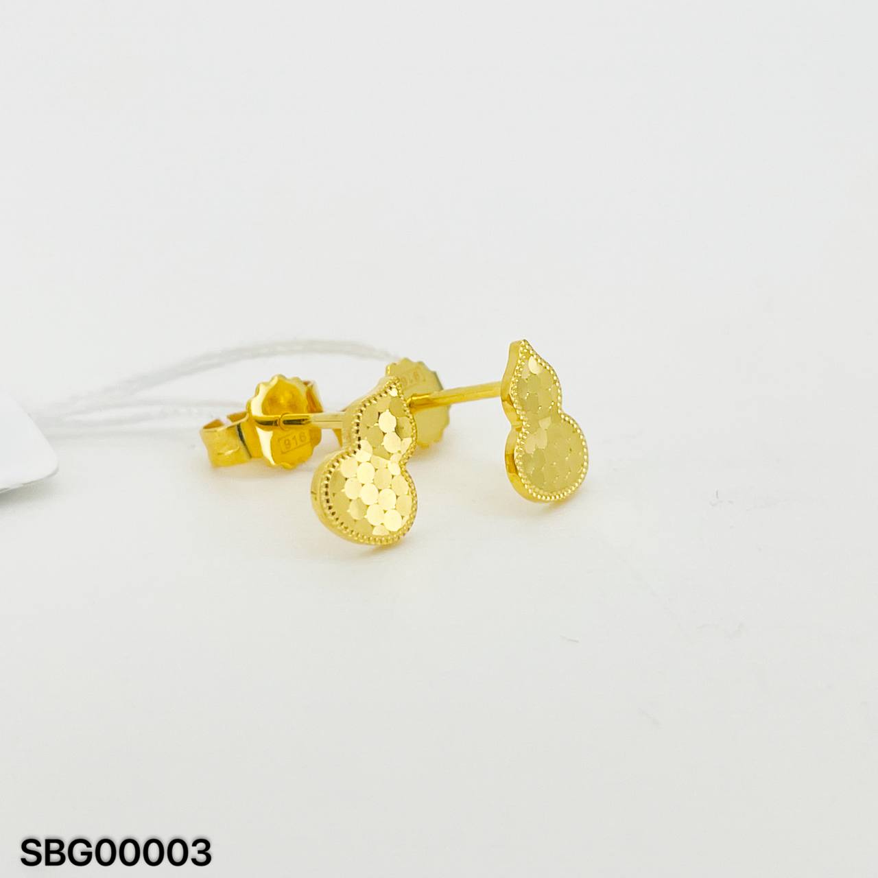 SUBANG GOURD 蜂巢葫芦耳环