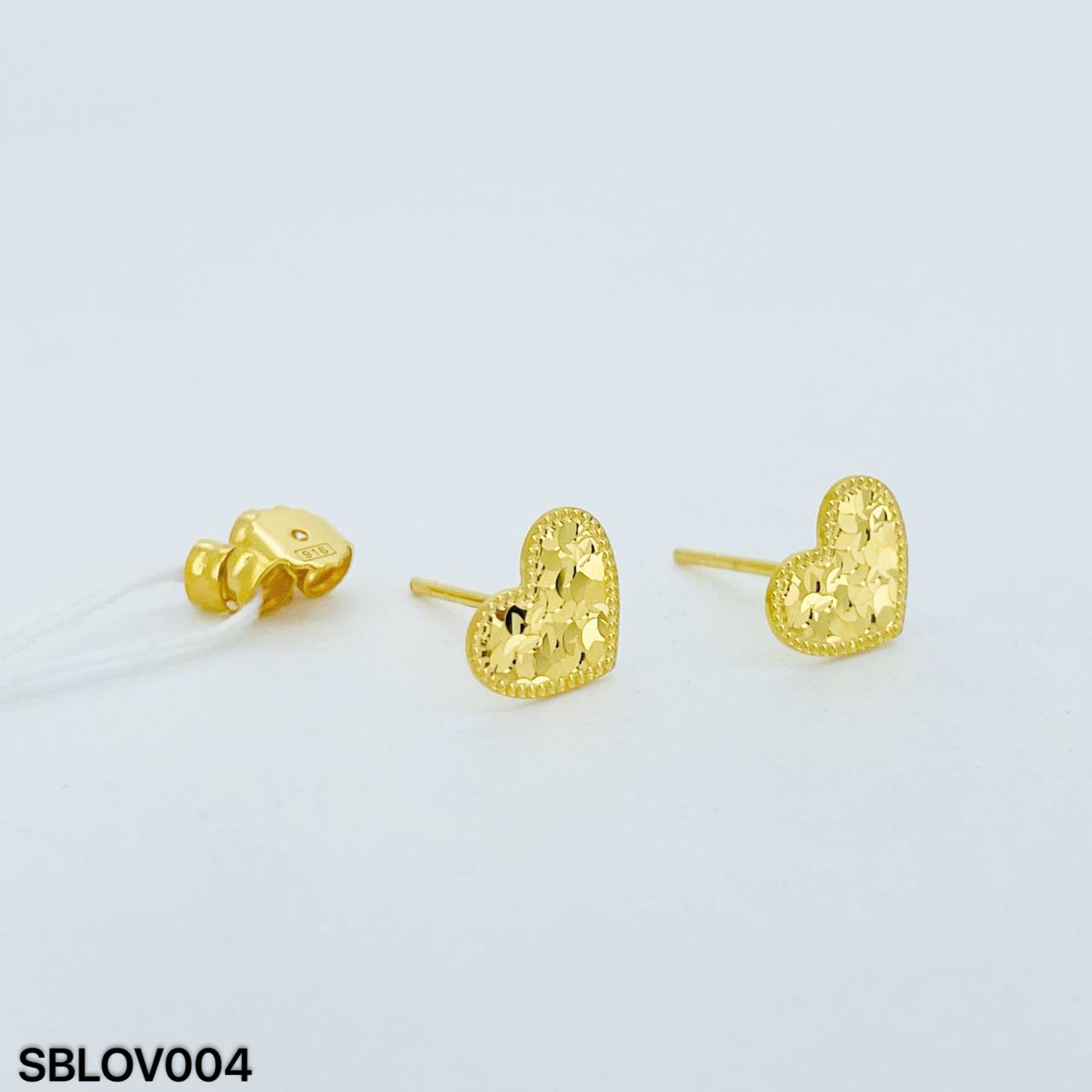 SB LOVE 碎碎冰爱心耳环