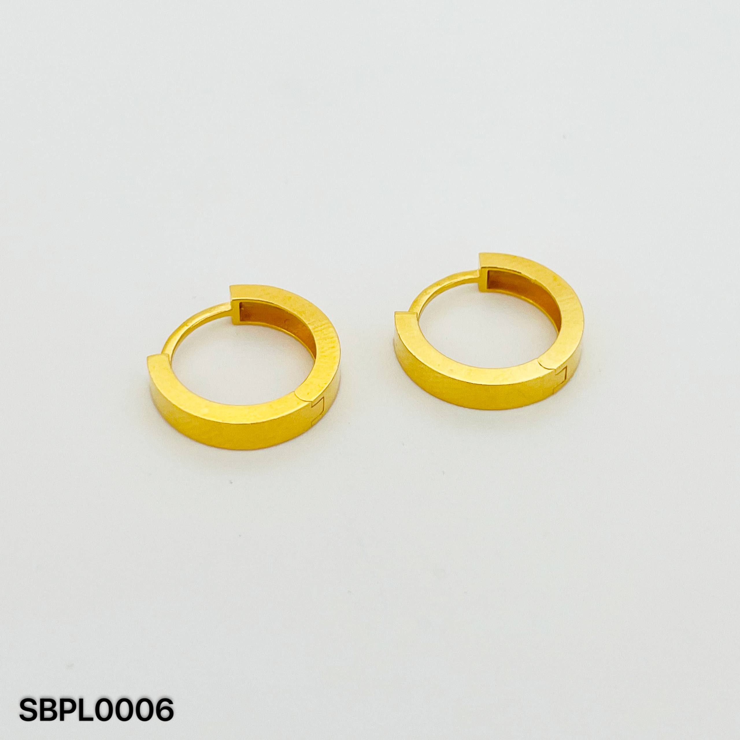 SB PLAIN 素圈耳环